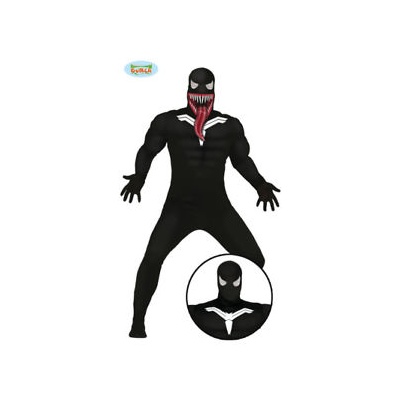 Pyromania Foggia - Vestito Venom Supereroe oscuro taglia unica
